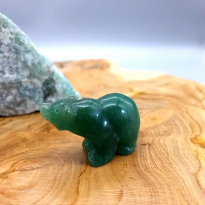 PETITS OURS ANIMAUX EN PIERRES ET FORMES AU CHOIX - SCULPTURES UNIQUES & ARTISANALES