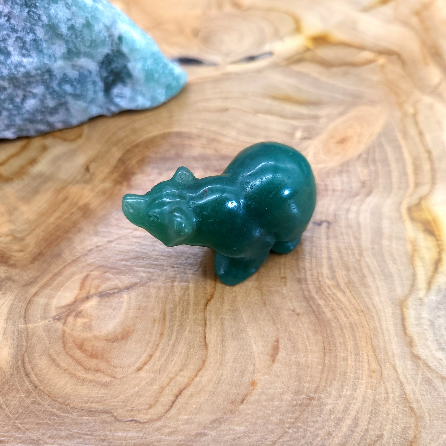 PETITS OURS ANIMAUX EN PIERRES ET FORMES AU CHOIX - SCULPTURES UNIQUES & ARTISANALES