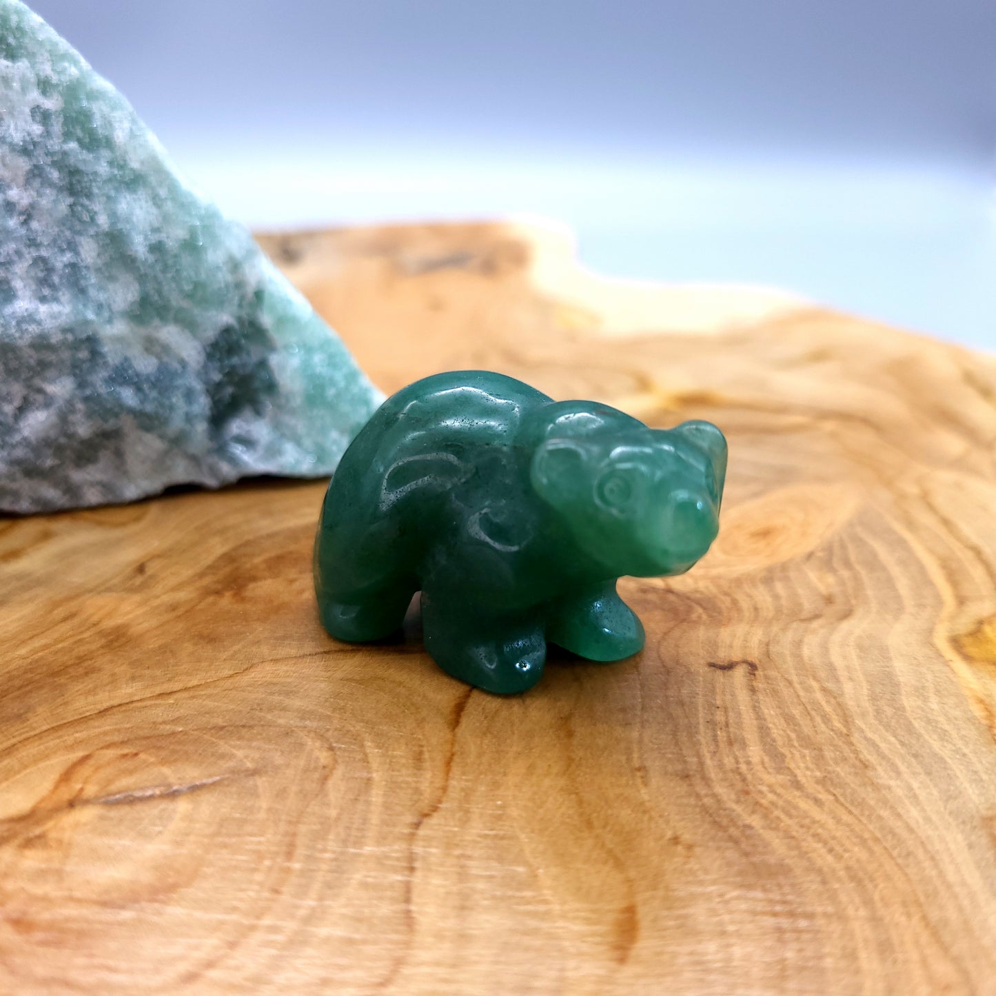 PETITS OURS ANIMAUX EN PIERRES ET FORMES AU CHOIX - SCULPTURES UNIQUES & ARTISANALES