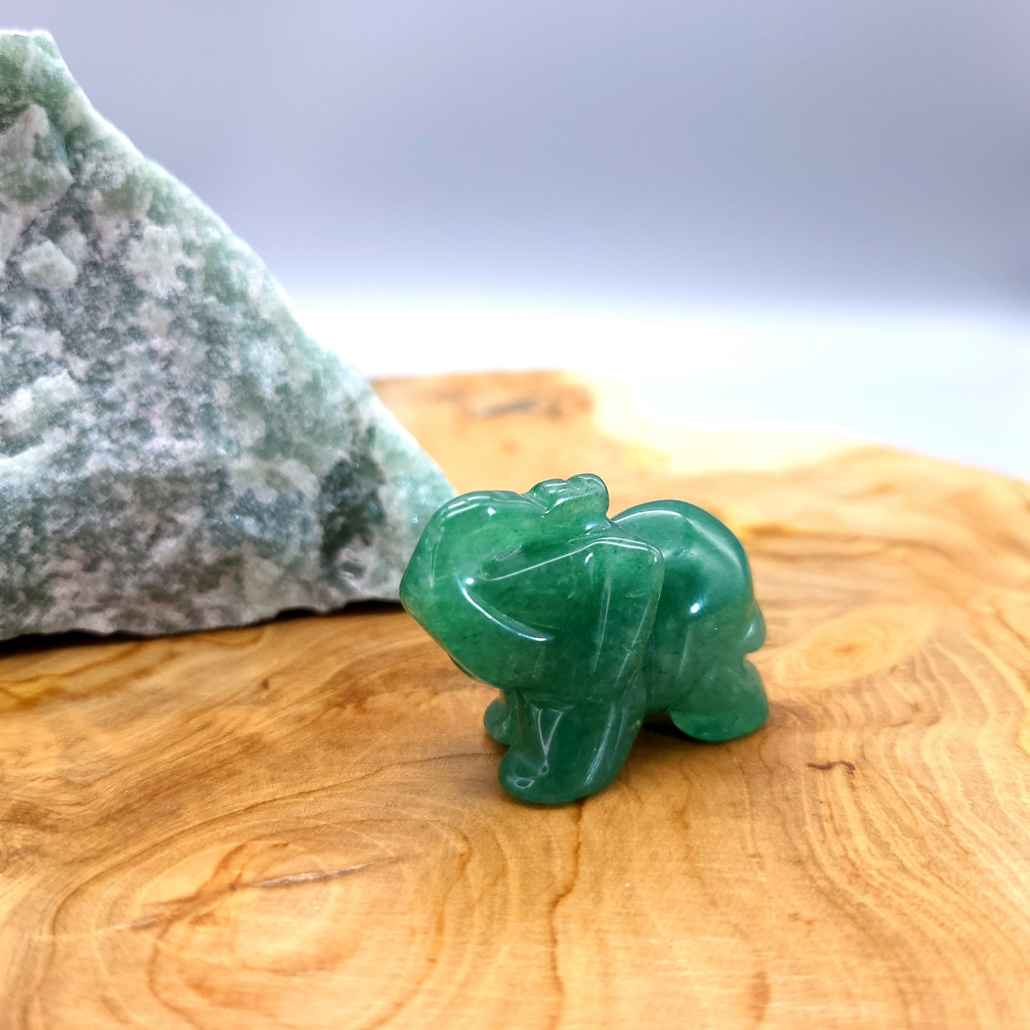 PETITS ÉLÉPHANTS ANIMAUX EN PIERRES AU CHOIX - SCULPTURES UNIQUES & ARTISANALES