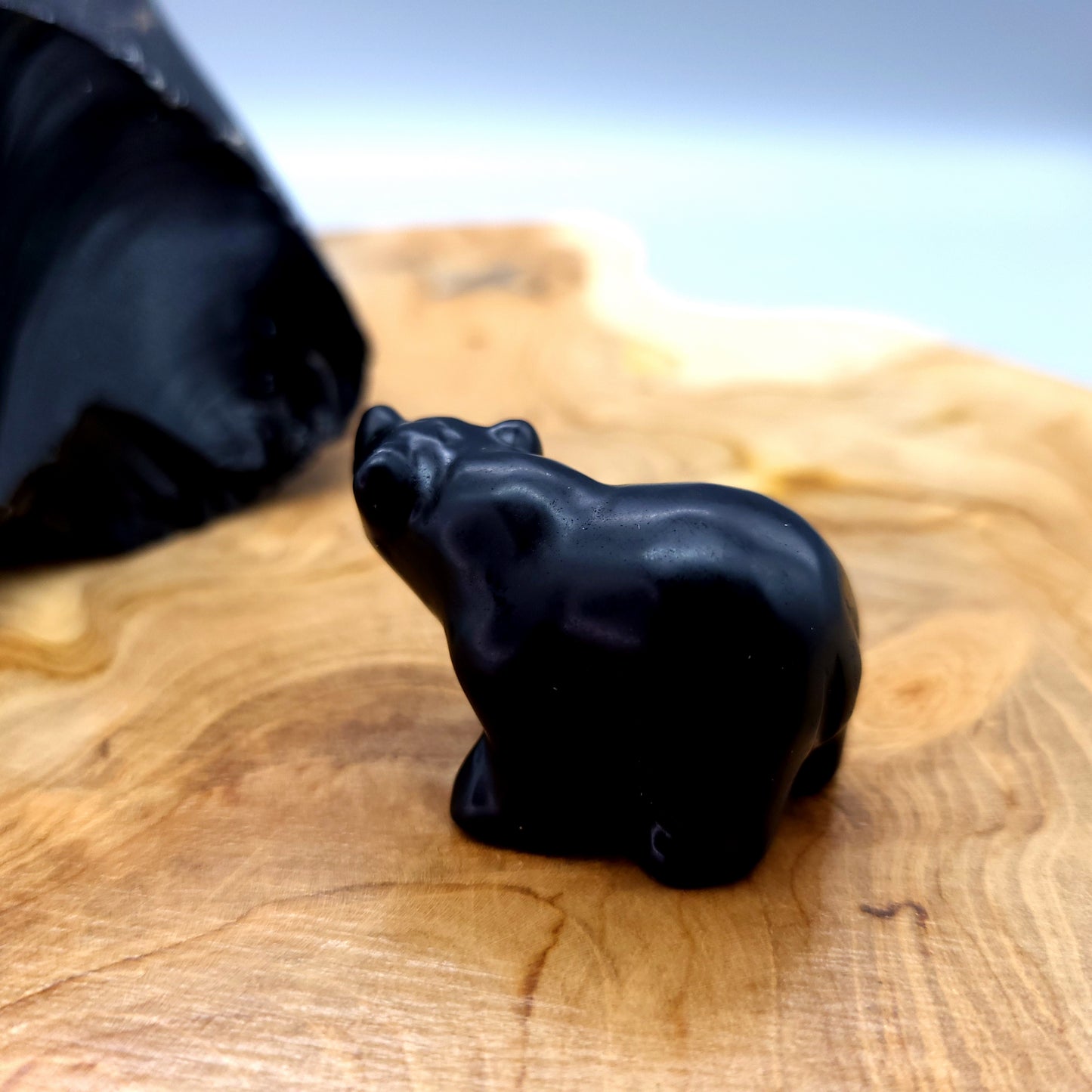 PETITS OURS ANIMAUX EN PIERRES ET FORMES AU CHOIX - SCULPTURES UNIQUES & ARTISANALES