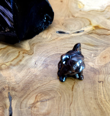 DIVERS PETITS CHIENS ANIMAUX EN PIERRES AU CHOIX - SCULPTURES UNIQUES & ARTISANALES