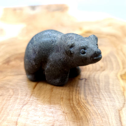 PETITS OURS ANIMAUX EN PIERRES ET FORMES AU CHOIX - SCULPTURES UNIQUES & ARTISANALES