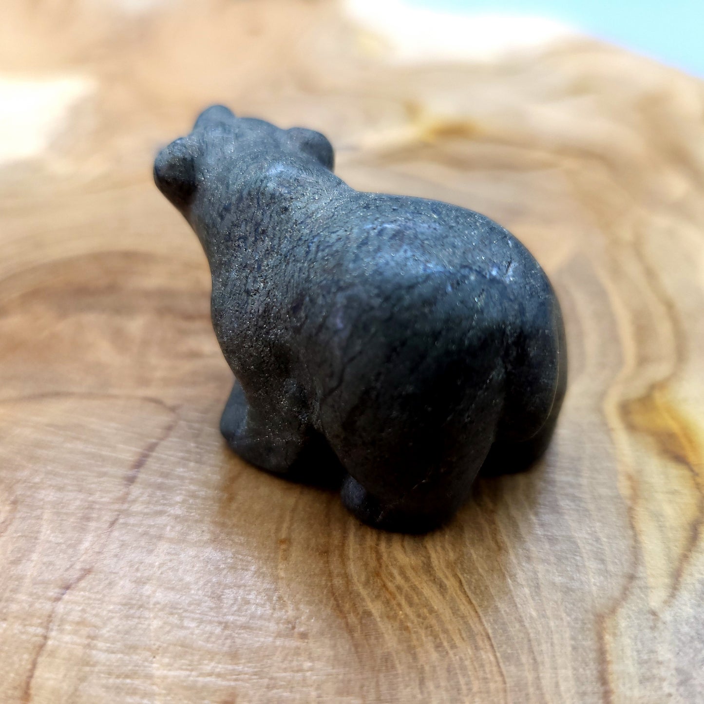 PETITS OURS ANIMAUX EN PIERRES ET FORMES AU CHOIX - SCULPTURES UNIQUES & ARTISANALES