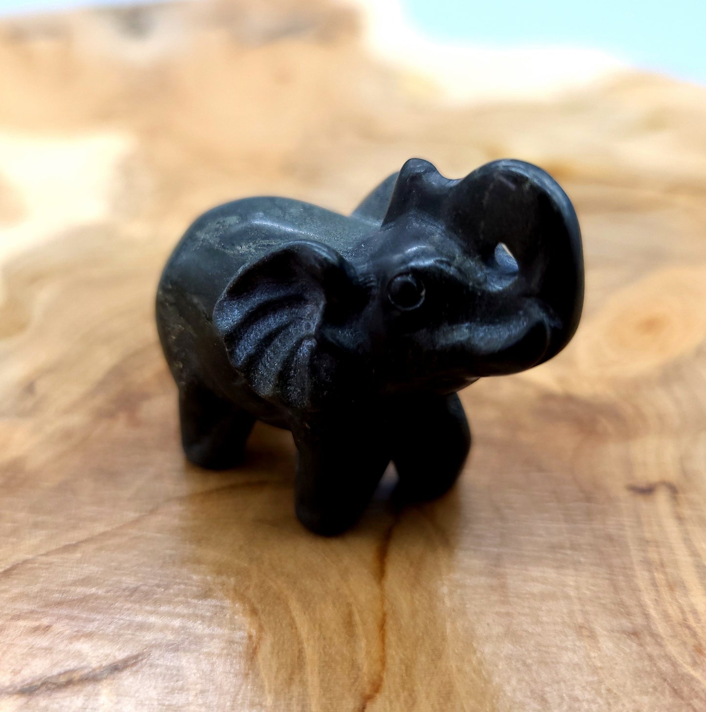 PETITS ÉLÉPHANTS ANIMAUX EN PIERRES AU CHOIX - SCULPTURES UNIQUES & ARTISANALES