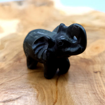 PETITS ÉLÉPHANTS ANIMAUX EN PIERRES AU CHOIX - SCULPTURES UNIQUES & ARTISANALES