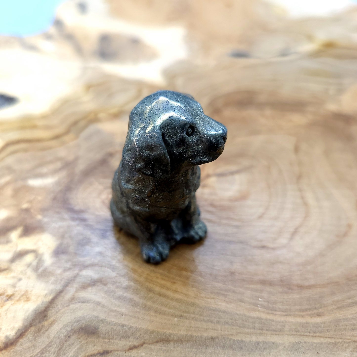 DIVERS PETITS CHIENS ANIMAUX EN PIERRES AU CHOIX - SCULPTURES UNIQUES & ARTISANALES