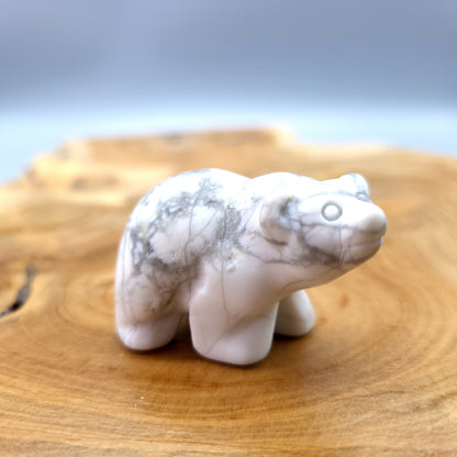 PETITS OURS ANIMAUX EN PIERRES ET FORMES AU CHOIX - SCULPTURES UNIQUES & ARTISANALES