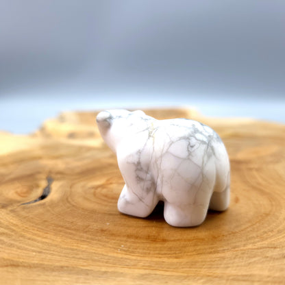 PETITS OURS ANIMAUX EN PIERRES ET FORMES AU CHOIX - SCULPTURES UNIQUES & ARTISANALES