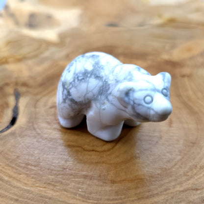 PETITS OURS ANIMAUX EN PIERRES ET FORMES AU CHOIX - SCULPTURES UNIQUES & ARTISANALES