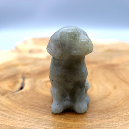 DIVERS PETITS CHIENS ANIMAUX EN PIERRES AU CHOIX - SCULPTURES UNIQUES & ARTISANALES