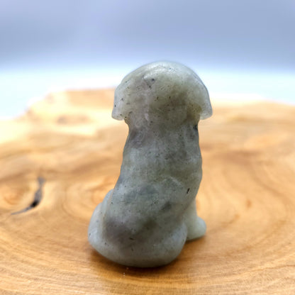 DIVERS PETITS CHIENS ANIMAUX EN PIERRES AU CHOIX - SCULPTURES UNIQUES & ARTISANALES