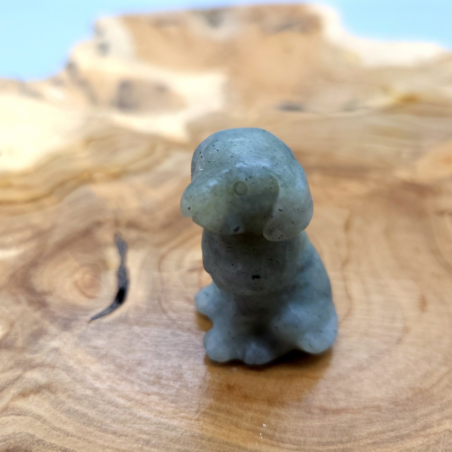 DIVERS PETITS CHIENS ANIMAUX EN PIERRES AU CHOIX - SCULPTURES UNIQUES & ARTISANALES