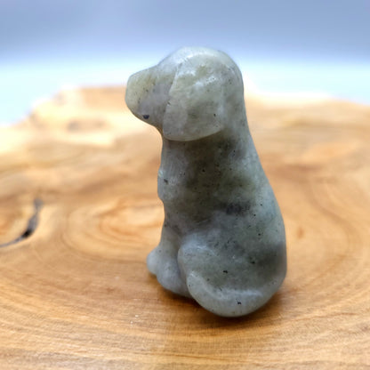 DIVERS PETITS CHIENS ANIMAUX EN PIERRES AU CHOIX - SCULPTURES UNIQUES & ARTISANALES