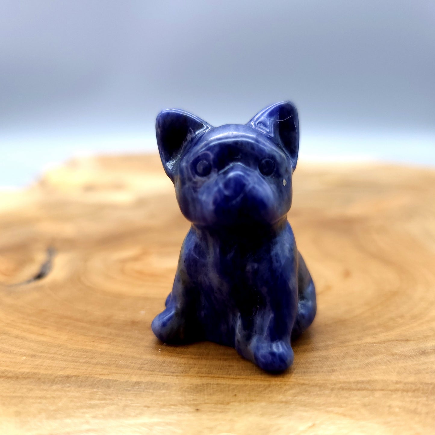 DIVERS PETITS CHIENS ANIMAUX EN PIERRES AU CHOIX - SCULPTURES UNIQUES & ARTISANALES