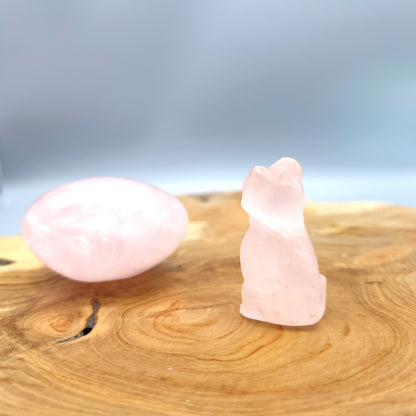 DIVERS PETITS CHATS ANIMAUX EN PIERRES AU CHOIX - SCULPTURES UNIQUES & ARTISANALES