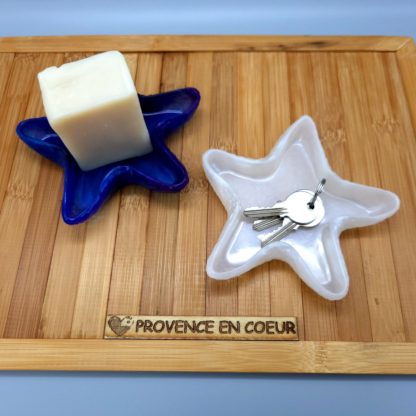 GRANDE DÉCO ÉTOILE DE MER 3D VIDE POCHES & SUPPORT À SAVONS EN RÉSINE - DIVERS MODÈLES UNIQUES, ORIGINAUX & ARTISANAUX
