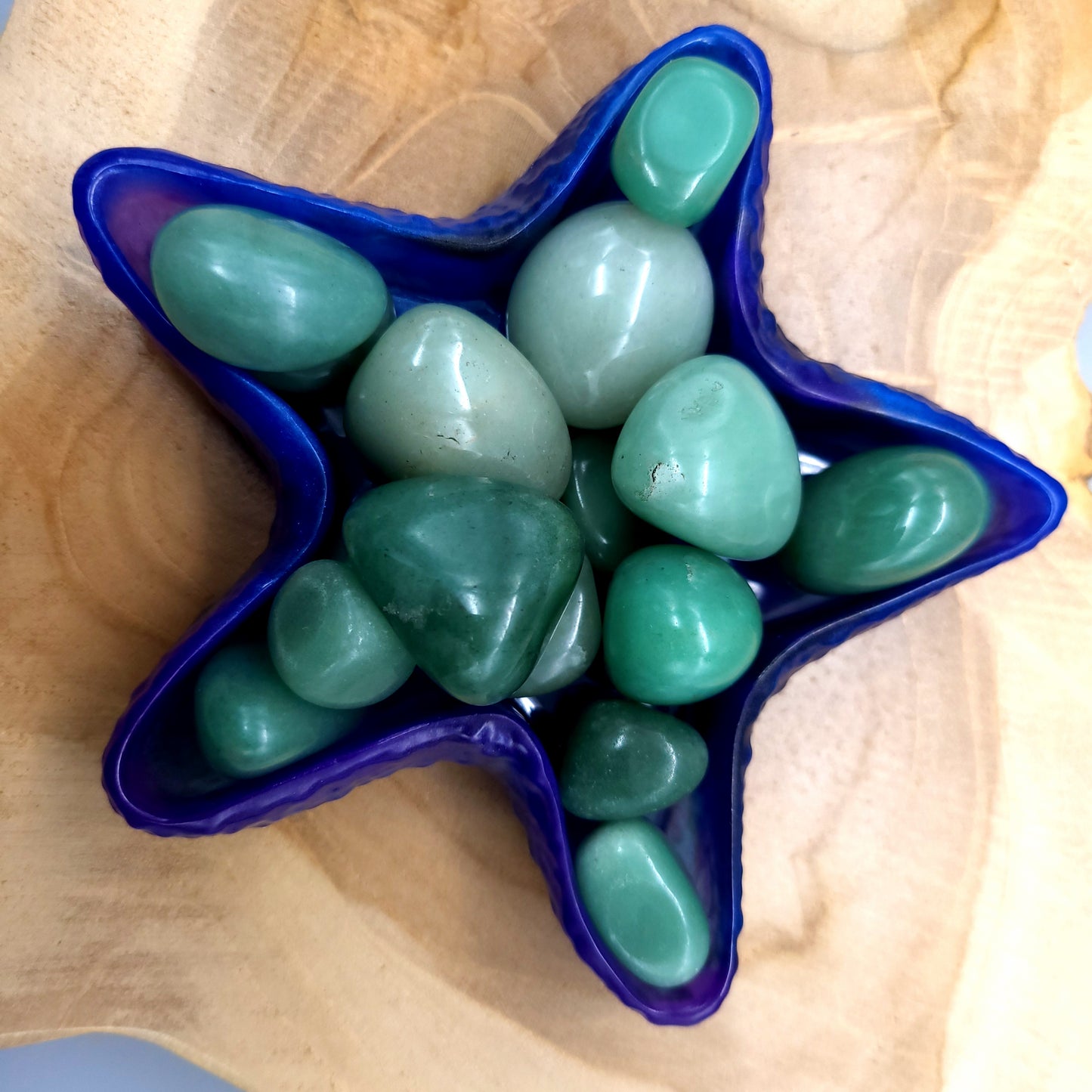 AVENTURINE VERTE EN PETITES PIERRES POLIES ET BRUTES