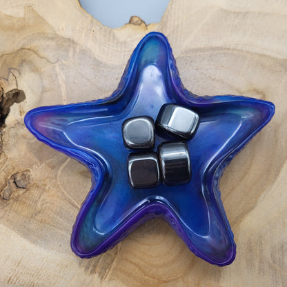 HÉMATITE EN PETITES PIERRES POLIES ET BRUTES