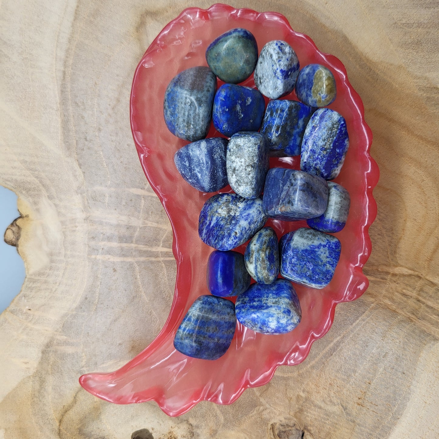 LAPIS LAZULI EN PETITES PIERRES POLIES ET BRUTES