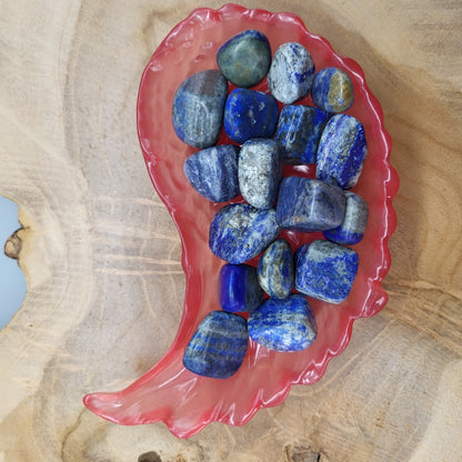 LAPIS LAZULI EN PETITES PIERRES POLIES ET BRUTES