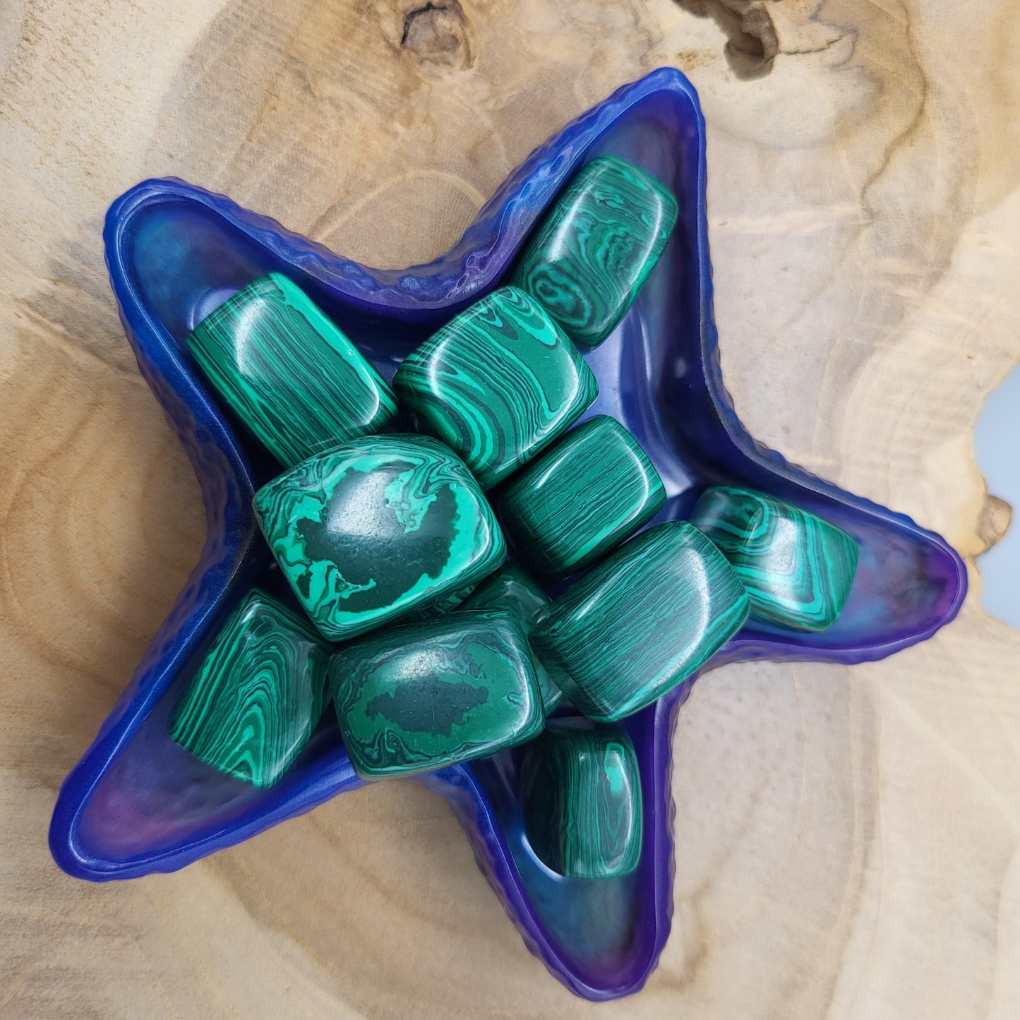 MALACHITE EN PETITES PIERRES POLIES