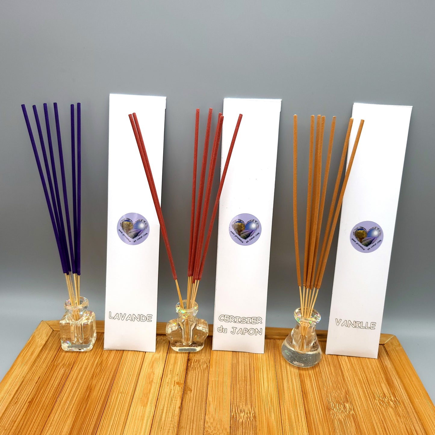 DIVERS BÂTONS ENCENS (Lavande, vanille, fraise, pèche, coco, cerisiers…) – ARTISANAUX & NATURELS