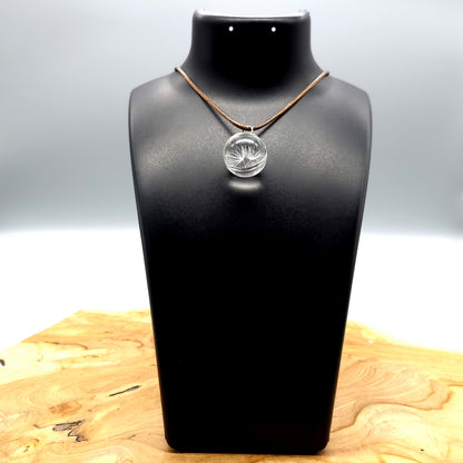COLLIERS + PENDENTIF VRAIES GRAINES DE PISSENLITS SOUS VERRE - UNIQUES, ORIGINAUX & ARTISANAUX
