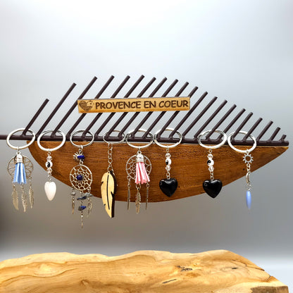 PORTE CLÉS + PENDENTIFS ATTRAPE-RÊVES en PIERRES DIVERSES - BIJOUX ARTISANAUX & ORIGINAUX