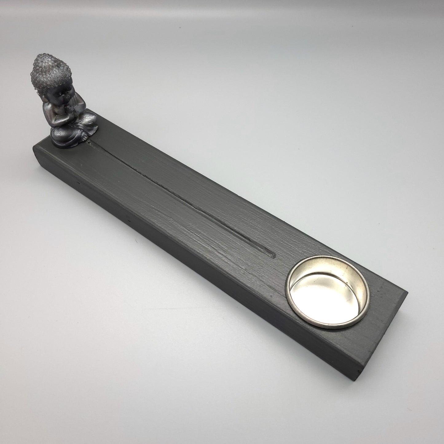 DIVERS SUPPORTS ENCENS " 3 en 1 " EN BOIS + COUPELLE MÉTAL BOUGIES & DÉCO RÉSINE 3D - UNIQUES, ORIGINAUX & ARTISANAUX