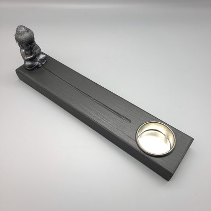 DIVERS SUPPORTS ENCENS " 3 en 1 " EN BOIS + COUPELLE MÉTAL BOUGIES & DÉCO RÉSINE 3D - UNIQUES, ORIGINAUX & ARTISANAUX