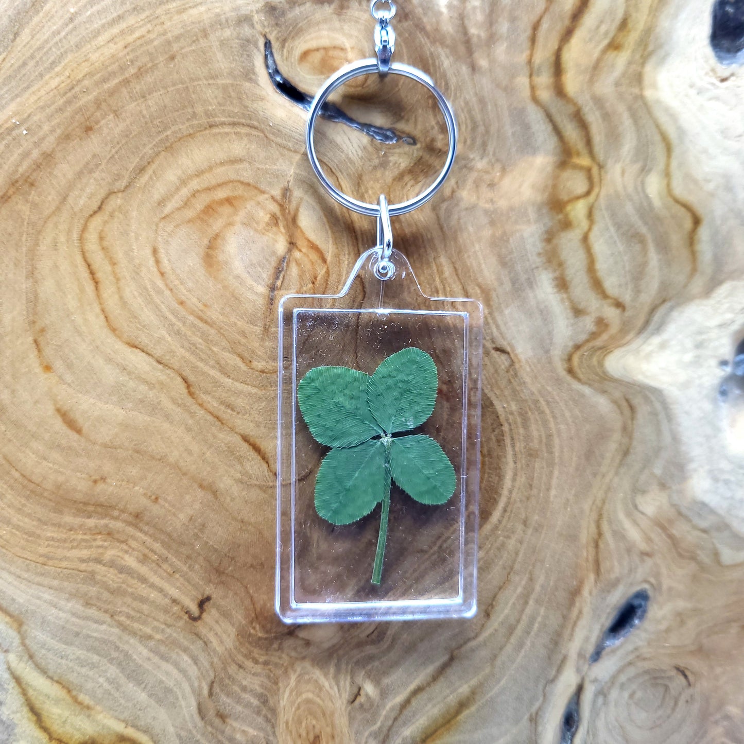 MAGNIFIQUES PORTE-CLÉS DE TRÈFLES A 4 FEUILLES - UNIQUES, ORIGINAUX & ARTISANAUX