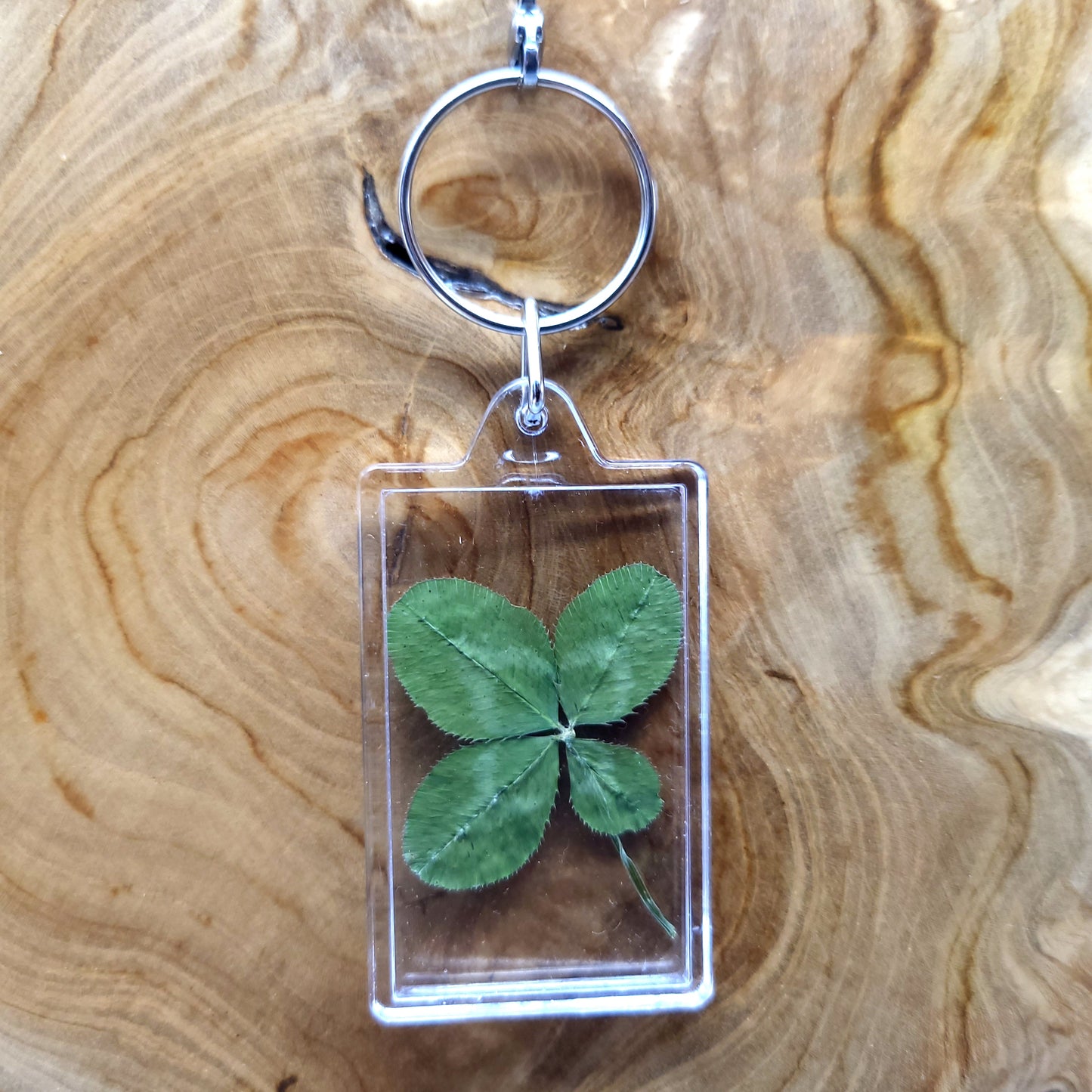 MAGNIFIQUES PORTE-CLÉS DE TRÈFLES A 4 FEUILLES - UNIQUES, ORIGINAUX & ARTISANAUX