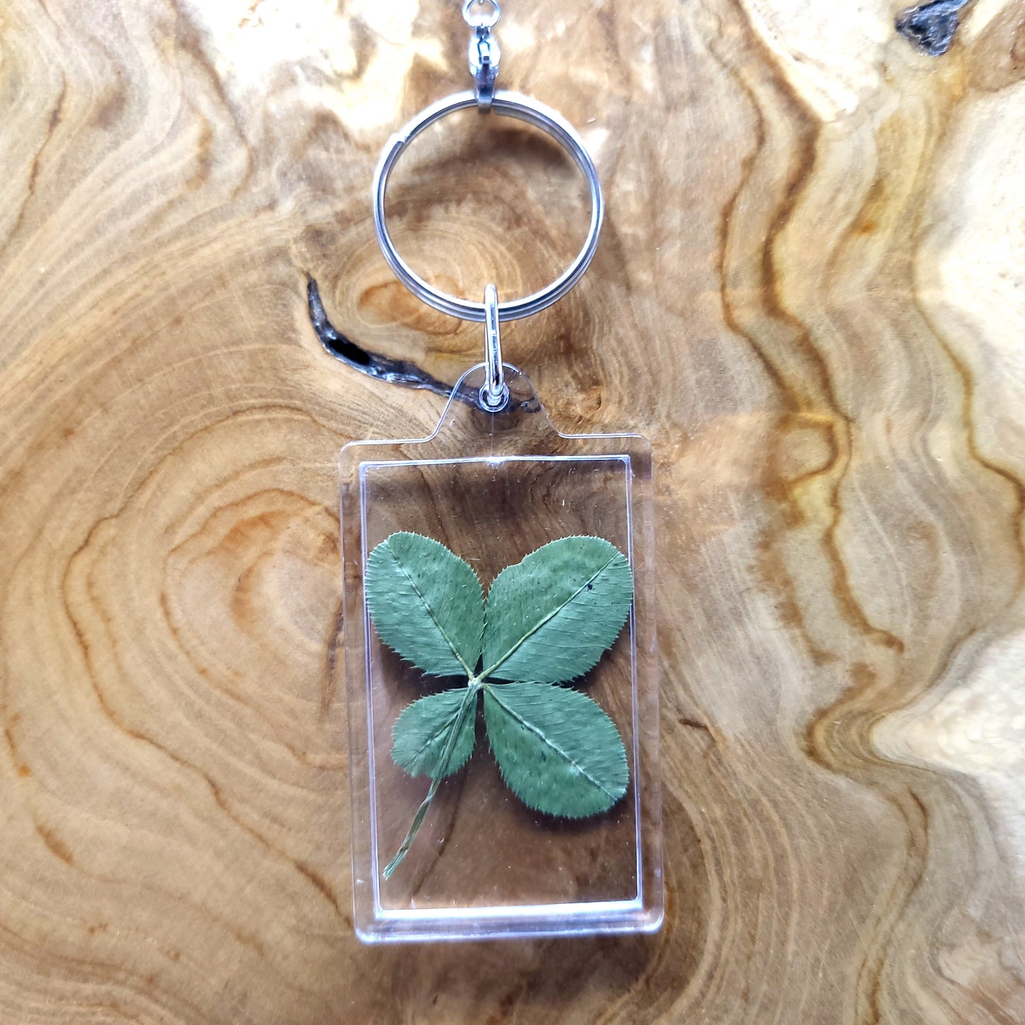 MAGNIFIQUES PORTE-CLÉS DE TRÈFLES A 4 FEUILLES - UNIQUES, ORIGINAUX & ARTISANAUX