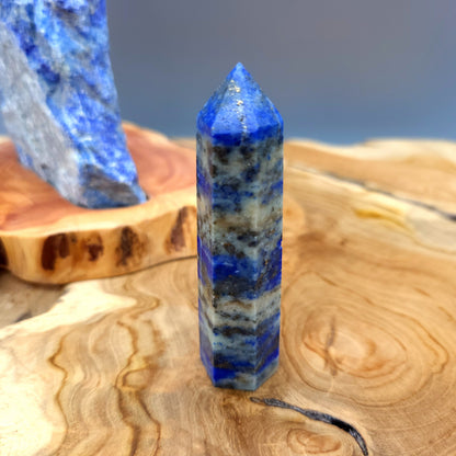 TOUR en POINTE EN PIERRE DE LAPIS LAZULI - UNIQUE & ARTISANALE