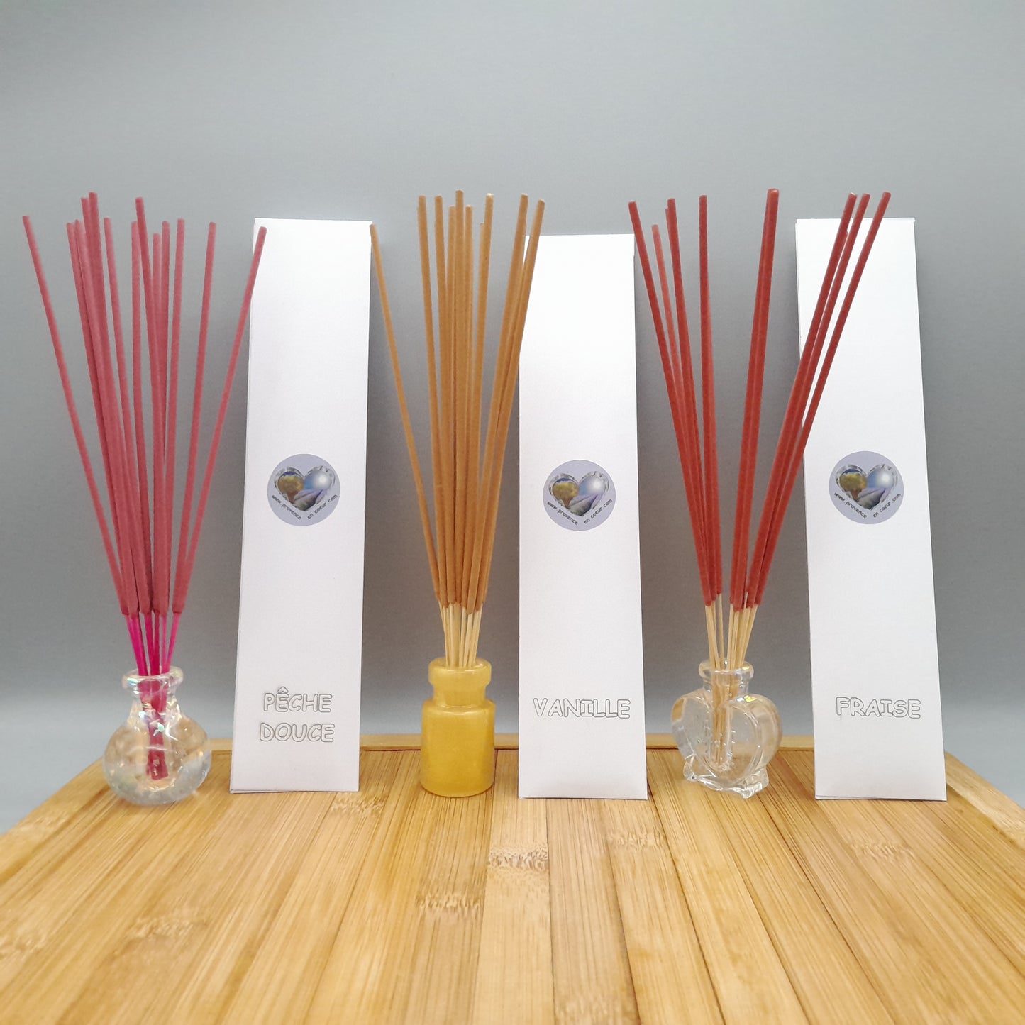DIVERS BÂTONS ENCENS (Lavande, vanille, fraise, pèche, coco, cerisiers…) – ARTISANAUX & NATURELS