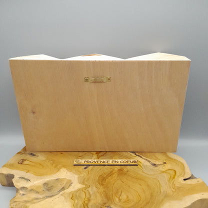 TABLEAU EN PUZZLES TRIANGLES EN 3D EN BOIS N°4 - DÉCORATION ARTISANALE, ORIGINALE & UNIQUE