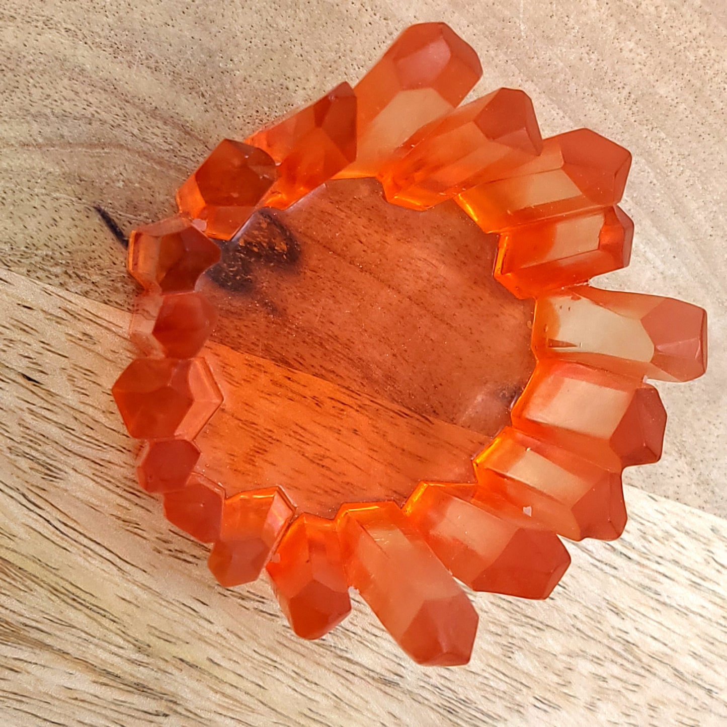 SUPPORTS A BOUGIES EN CRISTAUX 3D RELIEFS EN RÉSINE AU CHOIX - DÉCORATIONS UNIQUES, ARTISANALES & ORIGINALES