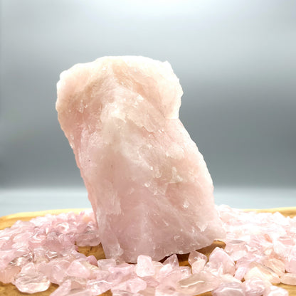 GRANDES PIERRES EN QUARTZ ROSE - BRUTES, SEMI-PRÉCIEUSES & UNIQUES AU CHOIX