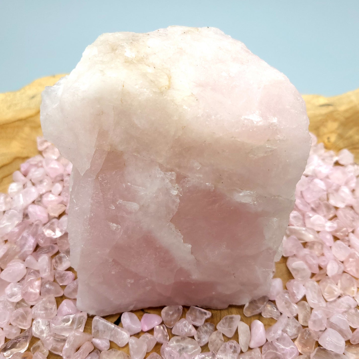 GRANDES PIERRES EN QUARTZ ROSE - BRUTES, SEMI-PRÉCIEUSES & UNIQUES AU CHOIX