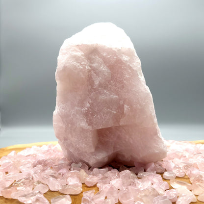 GRANDES PIERRES EN QUARTZ ROSE - BRUTES, SEMI-PRÉCIEUSES & UNIQUES AU CHOIX