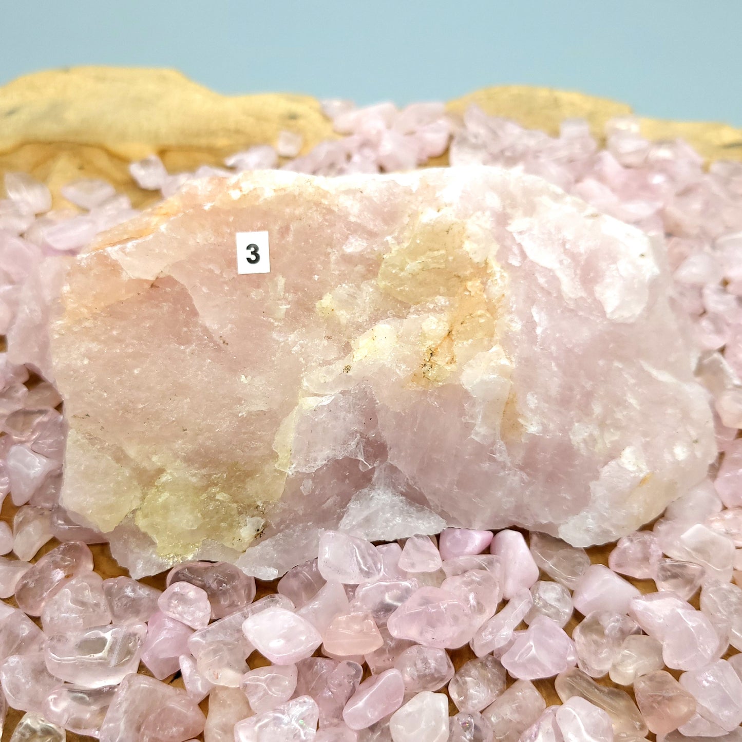 GRANDES PIERRES EN QUARTZ ROSE - BRUTES, SEMI-PRÉCIEUSES & UNIQUES AU CHOIX