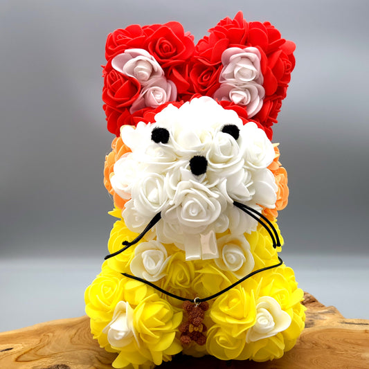 DÉCORATION " 2 EN 1 " LAPIN 3D " COUCHER DE SOLEIL " + BIJOU COLLIER FANTAISIE - UNIQUE, ORIGINAL & ARTISANAL