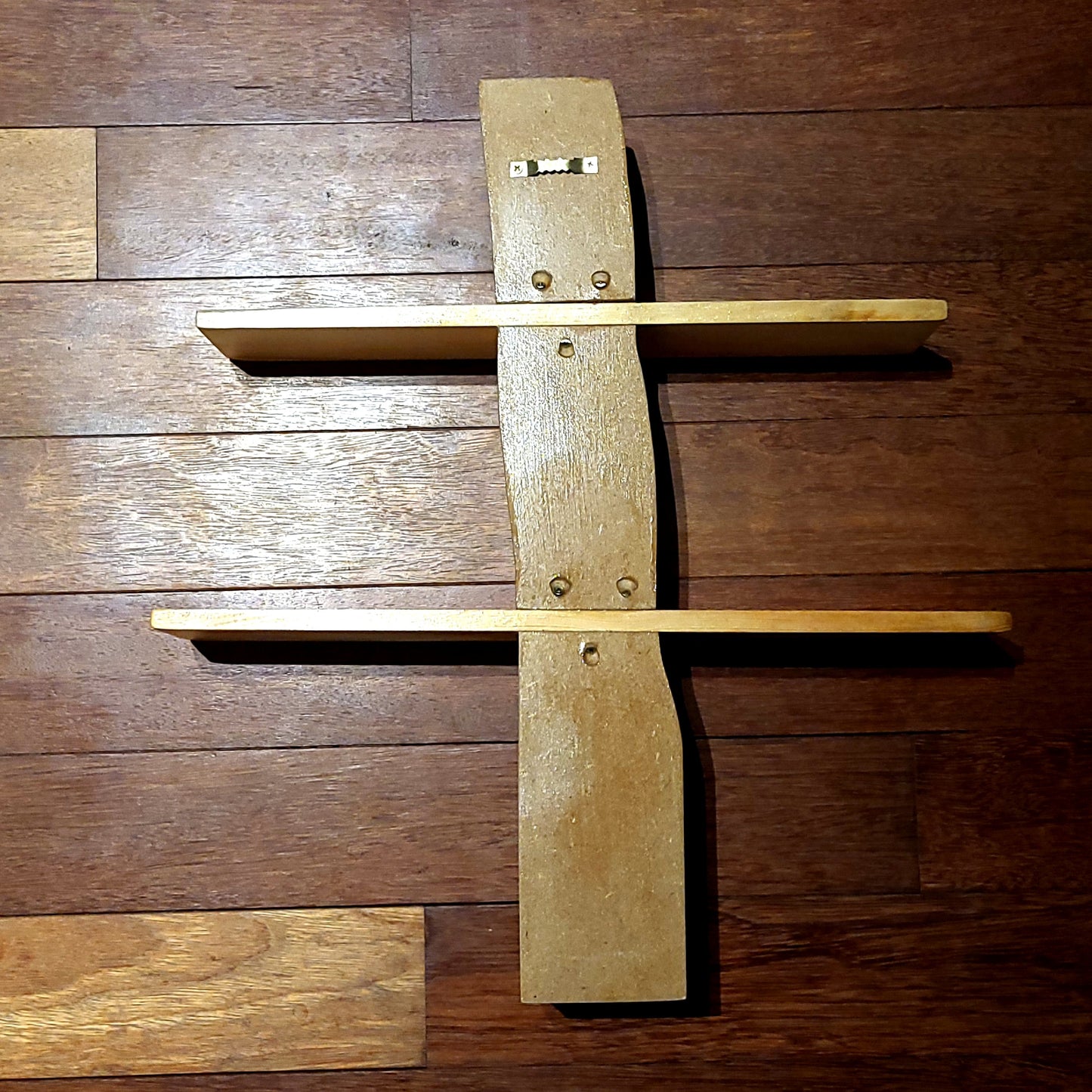 ÉTAGÈRE PUZZLE EN BOIS  + 2 TABLETTES EN PIN - MODÈLE ÉCOLO, ARTISANAL, ORIGINAL & UNIQUE