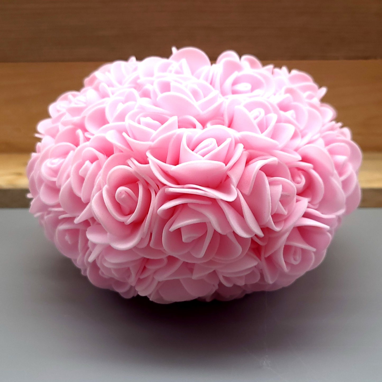 COEURS DÉCORATIONS EN FLEURS DE ROSES - MODÈLES UNIS OU BICOLORES AU CHOIX - UNIQUES, ORIGINAUX & ARTISANAUX