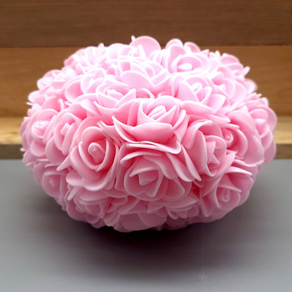 COEURS DÉCORATIONS EN FLEURS DE ROSES - MODÈLES UNIS OU BICOLORES AU CHOIX - UNIQUES, ORIGINAUX & ARTISANAUX