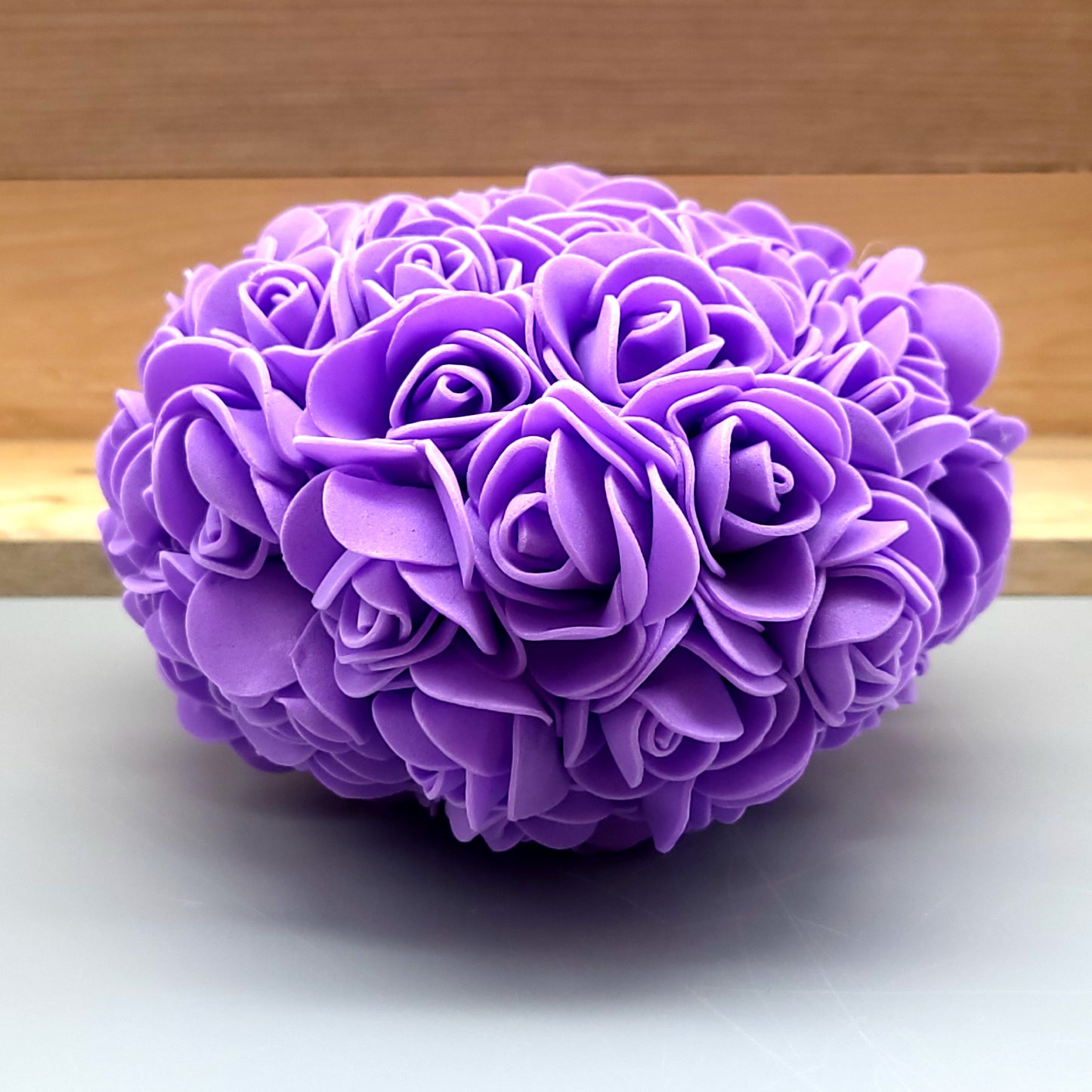 COEURS DÉCORATIONS EN FLEURS DE ROSES - MODÈLES UNIS OU BICOLORES AU CHOIX - UNIQUES, ORIGINAUX & ARTISANAUX