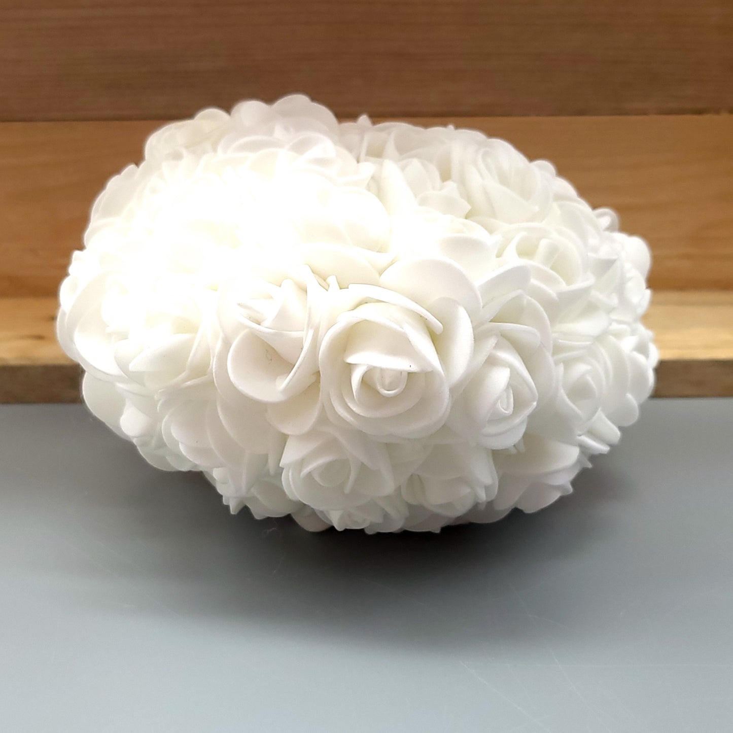 COEURS DÉCORATIONS EN FLEURS DE ROSES - MODÈLES UNIS OU BICOLORES AU CHOIX - UNIQUES, ORIGINAUX & ARTISANAUX