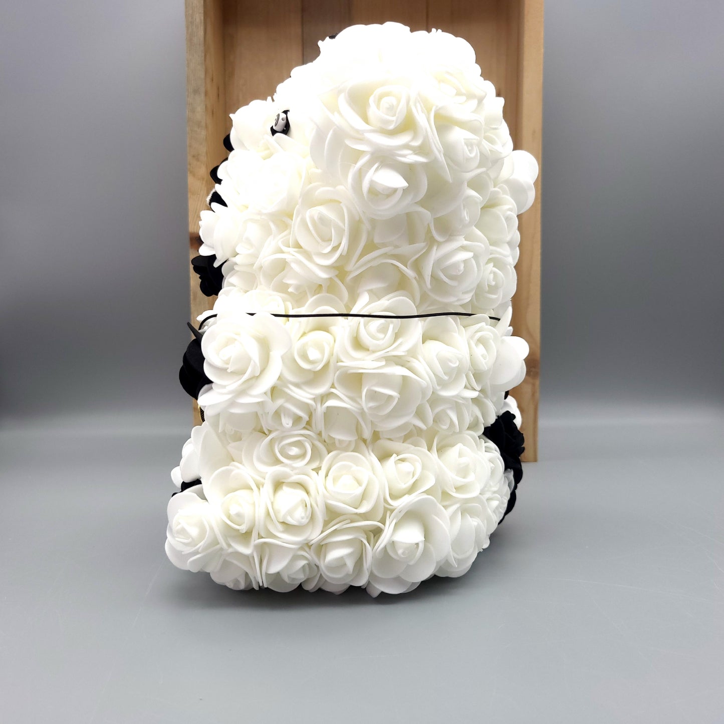 DÉCORATION " 2 EN 1 " OURSON 3D YIN YANG + BIJOU COLLIER FANTAISIE - UNIQUE, ORIGINAL & ARTISANAL