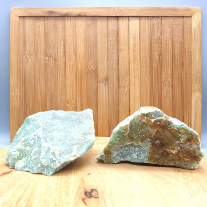GRANDES PIERRES EN AVENTURINE VERTE - BRUTES, SEMI-PRÉCIEUSES & UNIQUES AU CHOIX